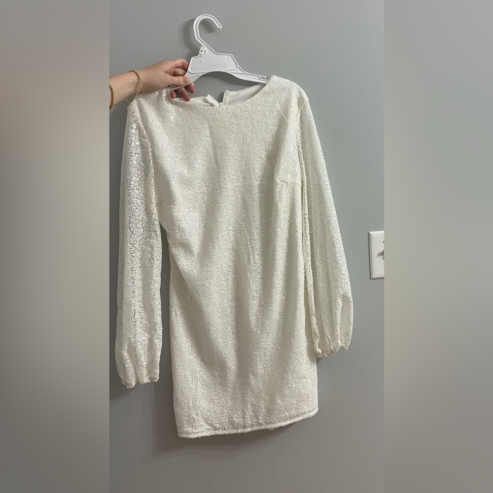 White homecoming dress